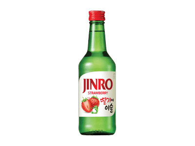 Spiritinis gėrimas JINRO Strawberry Soju 13%, 350 ml