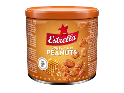 Kepinti žemės riešutai su druska ESTRELLA, 140 g