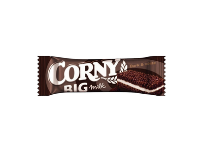 Javainis CORNY BIG MILK su pertepimu dark/white, 40 g