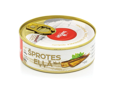 Kepti šprotai pomidorų padaže BANGA, 240 g