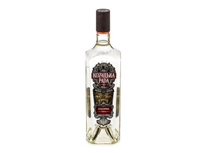 Degtinė KOZACKA RADA KLASIČNA (40%), 1 l