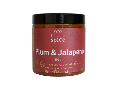 Marinatas I AM THE SPICE, su slyvomis ir chalapos paprika, 500 g