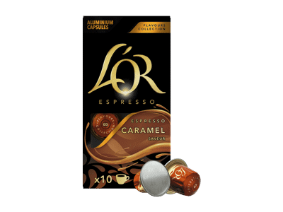 Kavos kapsulės L'OR, karamelės skonio, 52 g