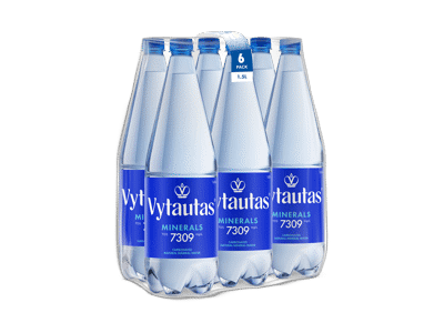 Gazuotas nat. mineralinis vanduo VYTAUTAS, 6 l