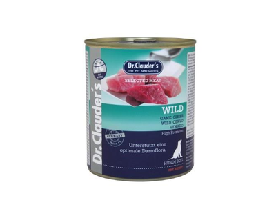 Konservai šunims DR. CLAUDER'S, su žvėriena, 800 g