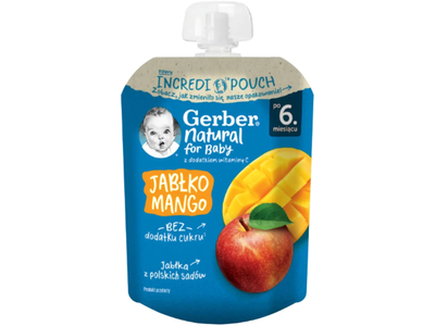 Vaik. tyrelė GERBER, ob. mang. sk. 80 g