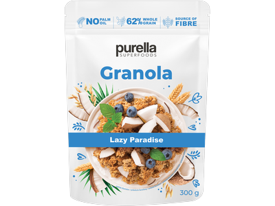 Granola PURELLA, su kokosu, 300 g
