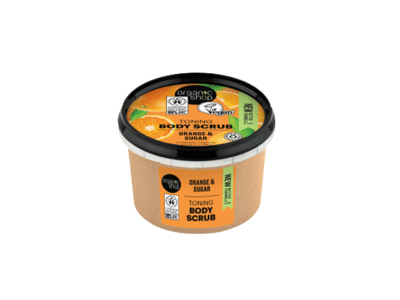 Kūno šveitiklis ORGANIC SHOP ORANGE & SUGAR, 250 ml