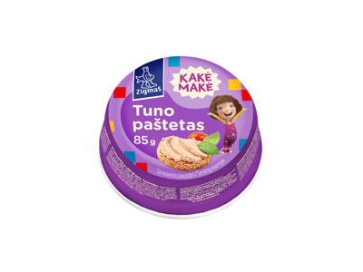 ZIGMAS tuno paštetas KAKĖ MAKĖ, 85 g