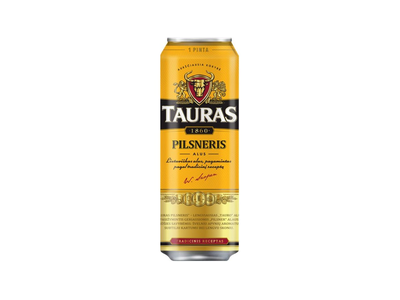 TAURO alus Pilsneris, 4,6 %, 0,568 l