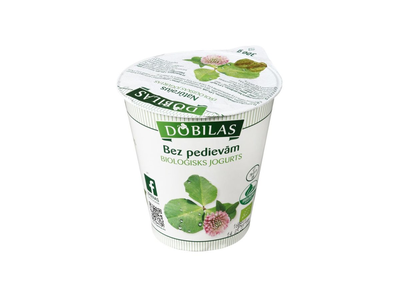 Ekologiškas jogurtas DOBILAS, 2,3 - 4,6% rieb., 300 g