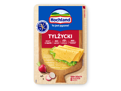 Fermentinis sūris HOCHLAND Tilsit, brandintas, riekelėmis, 55% RSM, 135 g