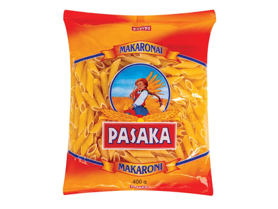 Makaronai PASAKA (vamzdeliai), 400 g