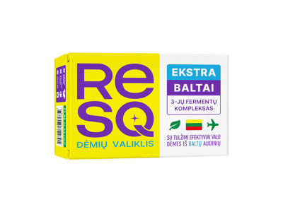 Dėmių valiklis RESQ (baltų audinių), 90 g