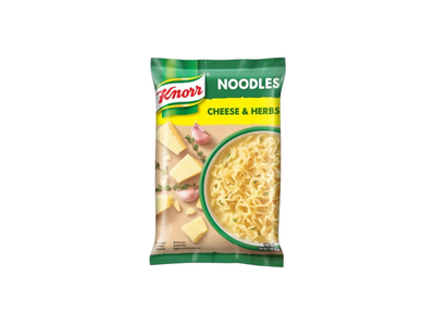 Greitai paruošiami sūrio ir žolelių skonio makaronai KNORR, 61 g