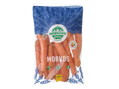 Fasuotos plautos morkos NKP, 500 g