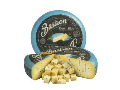 Puskietis sūris su mėlynuoju pelėsiu BASIRON, 50% rieb. s.m., 1 kg