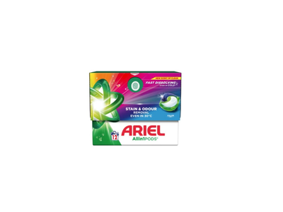 Skalbimo kapsulės ARIEL COLOR, 12 vnt.