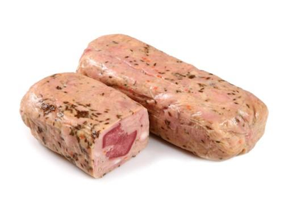 Virtas vištienos vyniotinis su liežuviu. ~350g