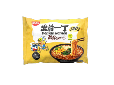 Greitai paruošiami makaronai NISSIN DAMAE MISO, 100 g