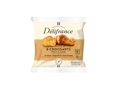 Šaldytas Prancūziškas sviestinis kruasanas DELIFRANCE, 55g x 6vnt. (M)