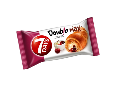 Raguolis 7DAYS DOUBLE su vanilės ir vyšnių skonio įdarais, 60 g