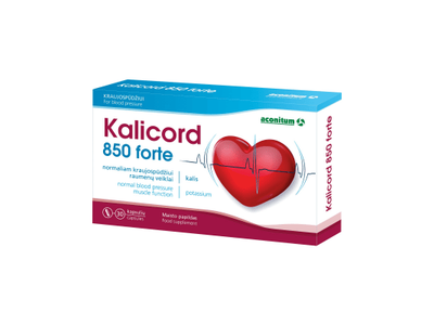 KALICORD FORTE 850 mg kapsulės N30