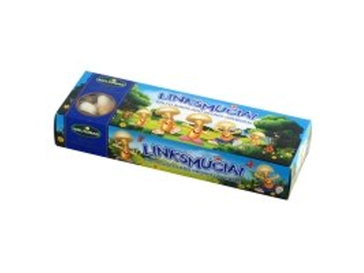 Sausainiai GRYBUKAI LINKSMUČIAI, baltojo šokolado skonio, 170 g