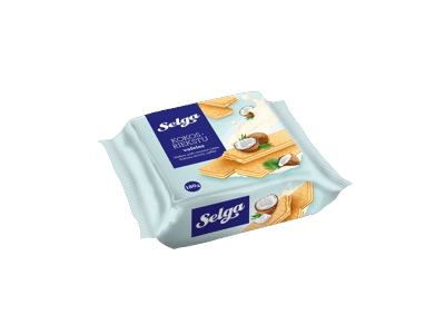 Kokosų skonio vafliai SELGA, 180 g