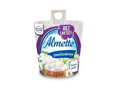 Tepamas varškės sūris ALMETTE, be laktozės, 150 g
