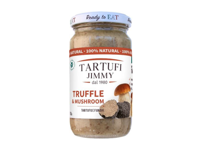 Trumų padažas TARTUFI JIMMY, Truffle & Mushroom, paruoštas valgymui, 180g