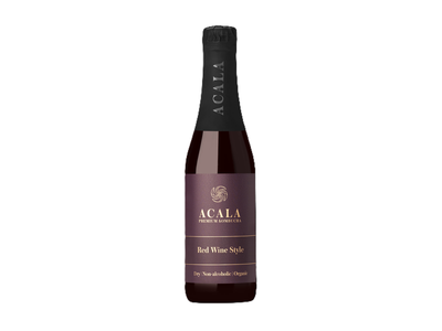 Ekologiškas gaivusis putojantis arbatos gėrimas ACALA Red Wine Style, 330 ml, LT-EKO-001