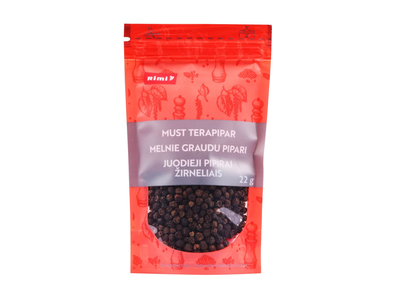 Juodieji pipirai žirneliais RIMI, 22g