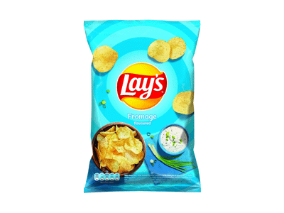 Bulvių traškučiai LAY'S, grietinės ir žolelių skonio, 130 g