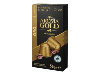 Kavos kapsulės AROMA GOLD ORO, 56 g