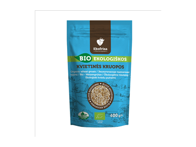 Ekologiškos kvietinės kruopos EKOFRISA, 400 g