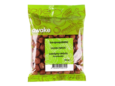 Lazdyno riešutų branduoliai AWAKE, 150g