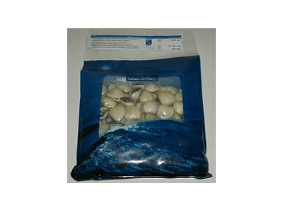 Šaldyti moliuskai (lyriškoji meilutė), su kiautais, virti, 70/90,1 kg