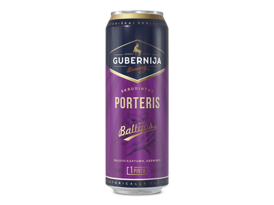 Alus GUBERNIJA PORTERIS BALT., 6,9 %, 0,568 l