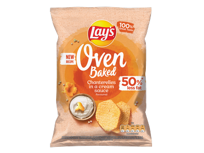 Bulvių traškučiai LAY'S, Oven Baked voveraičių padažo skonio, 110g