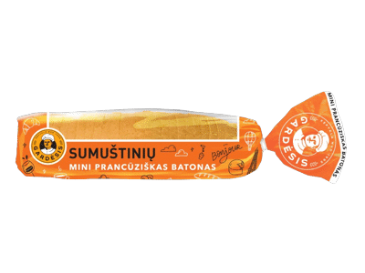 SUMUŠTINIŲ mažas prancūziškas batonas, 220 g