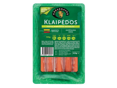 Virtos KLAIPĖDOS pieniškos dešrelės, a. r., 300 g