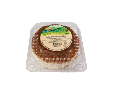 Desertinė varškė su obuoliais ir cinamonu, 20 % rieb., 330 g