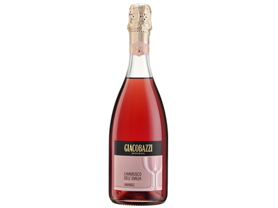 Putojantis vynas GIACOBAZZI Lambrusco Emilia, rožinis, 7,5 %, 0,75 l