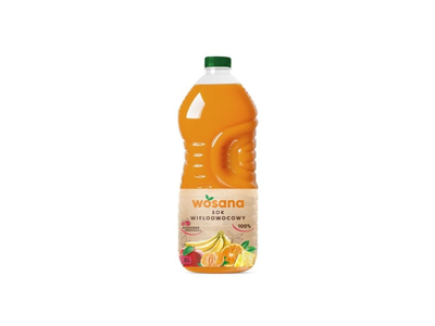 Įvairių vaisių sultys WOSANA 2.8 l