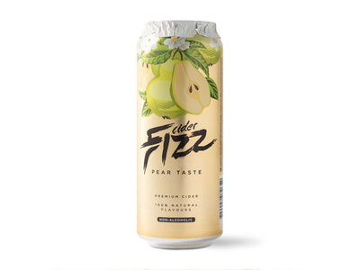 Nealkoholinis kriaušių skonio sidras FIZZ, 0,5l
