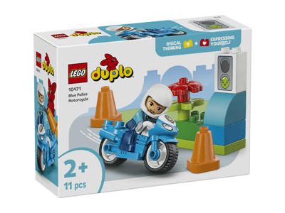 LEGO konstruktorius Mėlynas policijos motociklas 10471