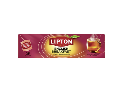 Juod. arbata LIPTON ENGLISH BREAKFAST 25 vnt