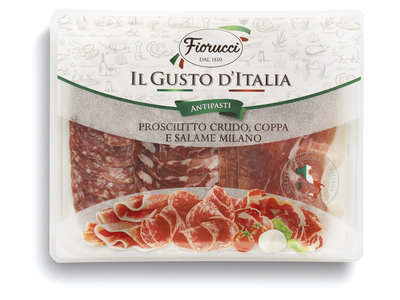 Vytintos kiaulienos rinkinys FIORUCCI, Antipasto Italiano, 120 g