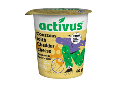 Kuskusas su čederio sūriu ACTIVUS, 70 g